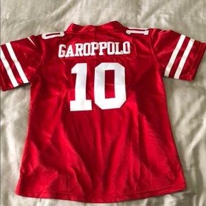 Jimmy Garoppolo 49ers jersey stitched women’s MED